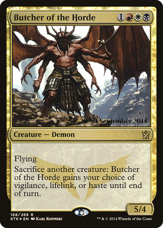 Butcher of the Horde Foil (168) (Prerelease) - Foil