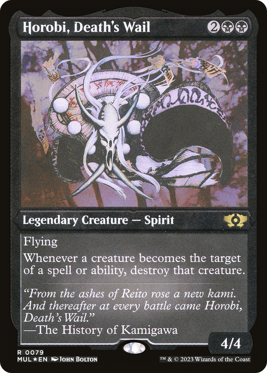 Horobi, Death's Wail (0079) - Foil Etched
