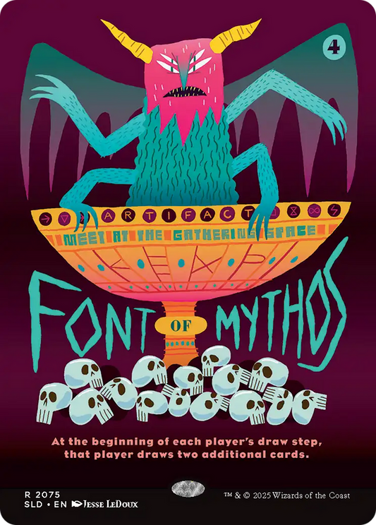 Font of Mythos (2075) (Showcase) - Foil