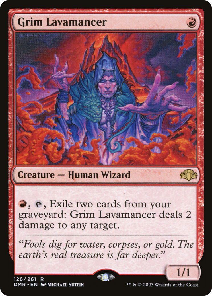 Grim Lavamancer - Foil