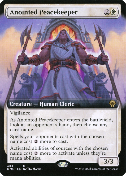 Anointed Peacekeeper (383) (Extended Art) - Foil