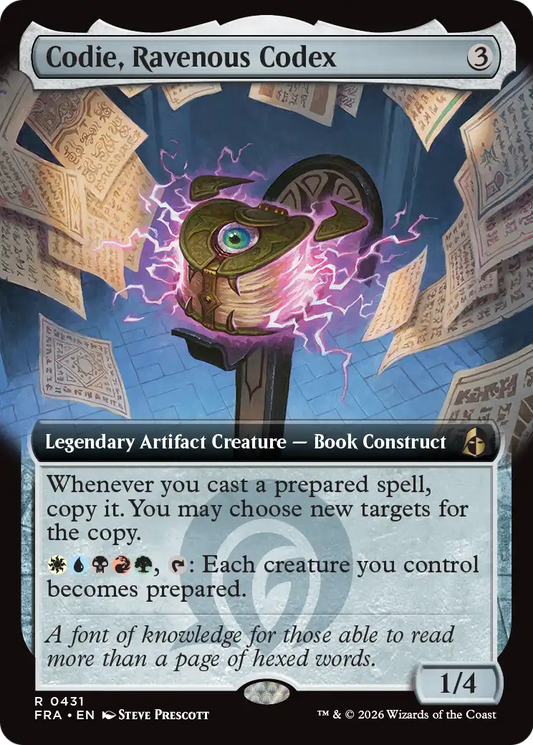 Codie, Ravenous Codex (0431) (Extended Art) (FRA) - Foil