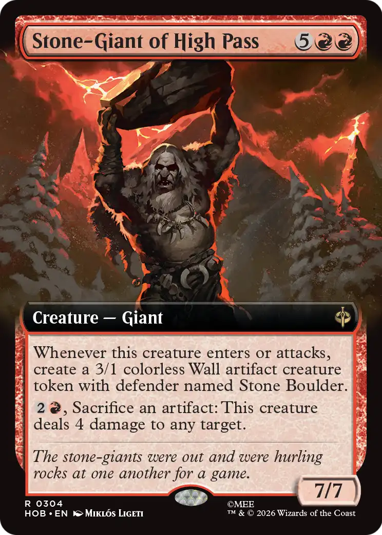 Stone-Giant of High Pass (0304) (Extended Art) (HOB)