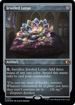 Jeweled Lotus (0611) - Foil Etched
