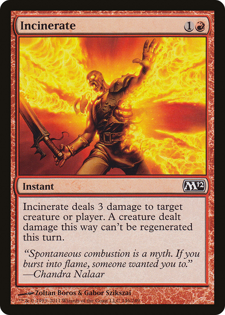 Incinerate - Foil
