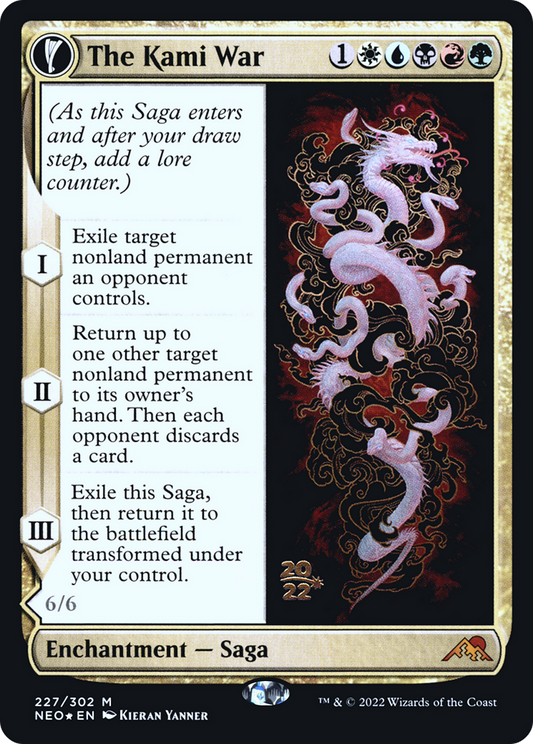 The Kami War // O-Kagachi Made Manifest (227) (Prerelease) (PNEO) - Foil