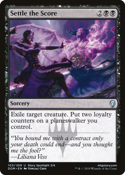 Settle the Score - Foil