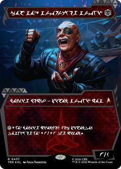 General Chang, Cold Warrior (0437) (Klingon Script) (Showcase) (TRK) - Foil