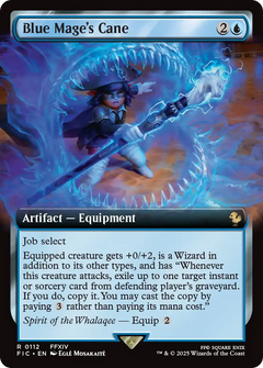 Blue Mage's Cane (0112) (Extended Art) - Foil