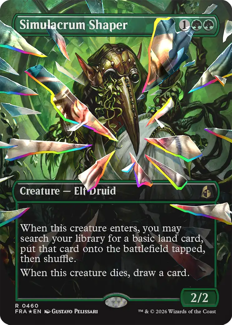 Simulacrum Shaper (0460) (Borderless) (FRA) - Facet Foil