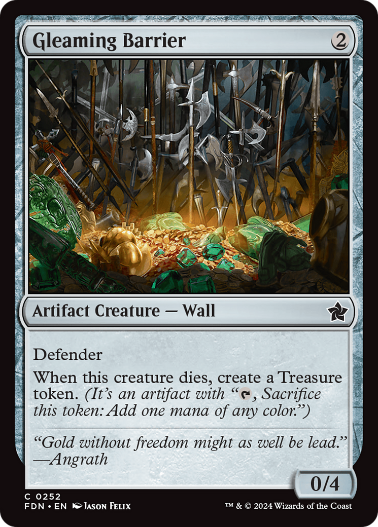 Gleaming Barrier - Foil