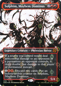 Solphim, Mayhem Dominus (449) (Borderless) - Compleat Foil