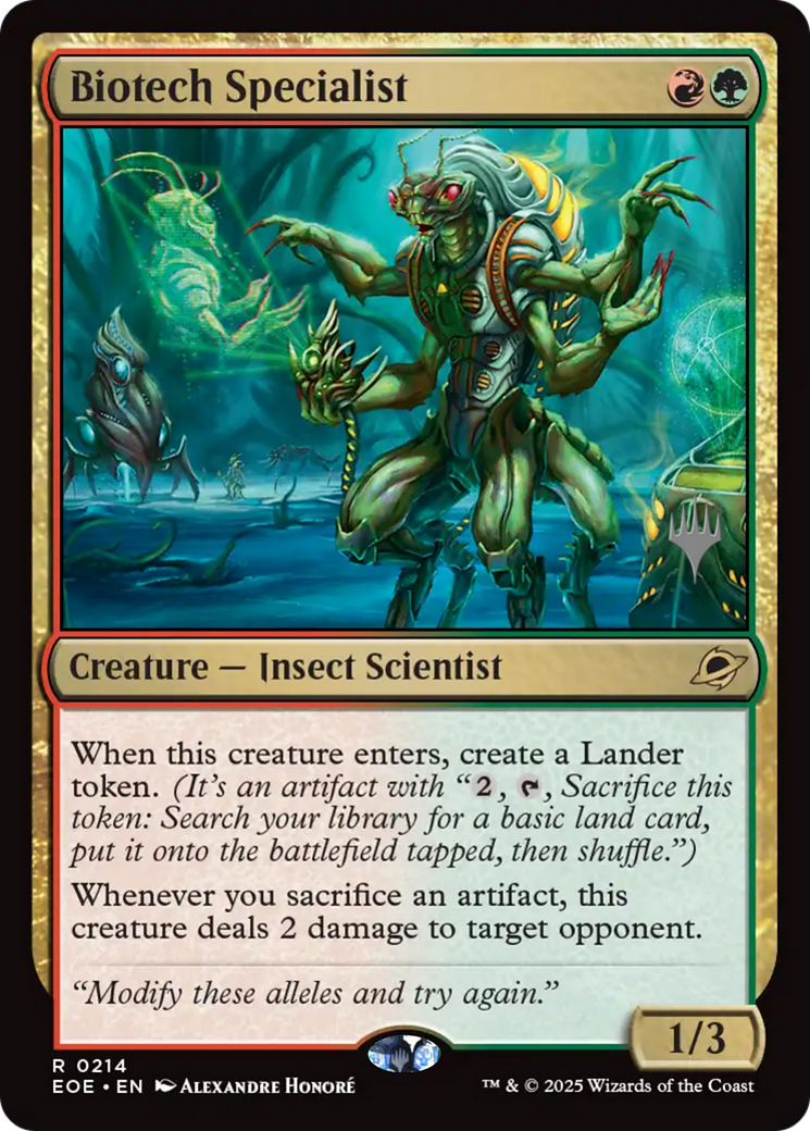Biotech Specialist (0214) (Promo Pack) - Foil
