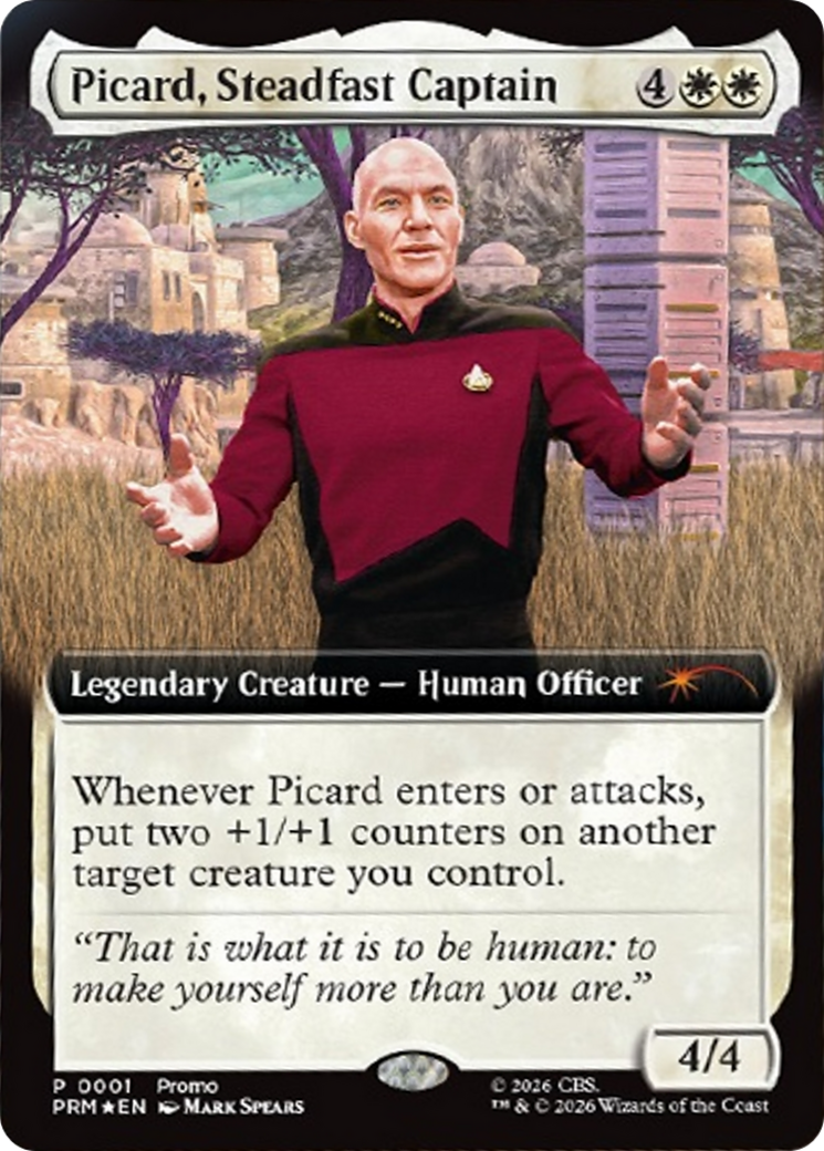 Picard, Steadfast Captain (0001) (Promo) (PMEI) - Foil