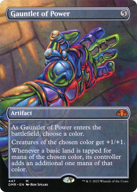 Gauntlet of Power (447) (Borderless) - Foil