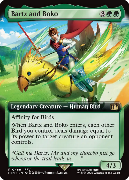 Bartz and Boko (0469) (Extended Art) - Foil