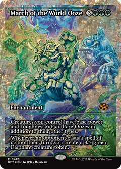 March of the World Ooze (0412) (Showcase) - Fracture Foil