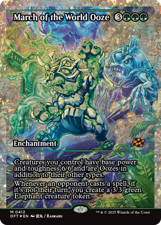 March of the World Ooze (0412) (Showcase) - Fracture Foil