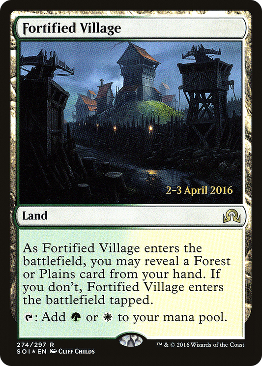 Fortified Village (274) (Prerelease) - Foil