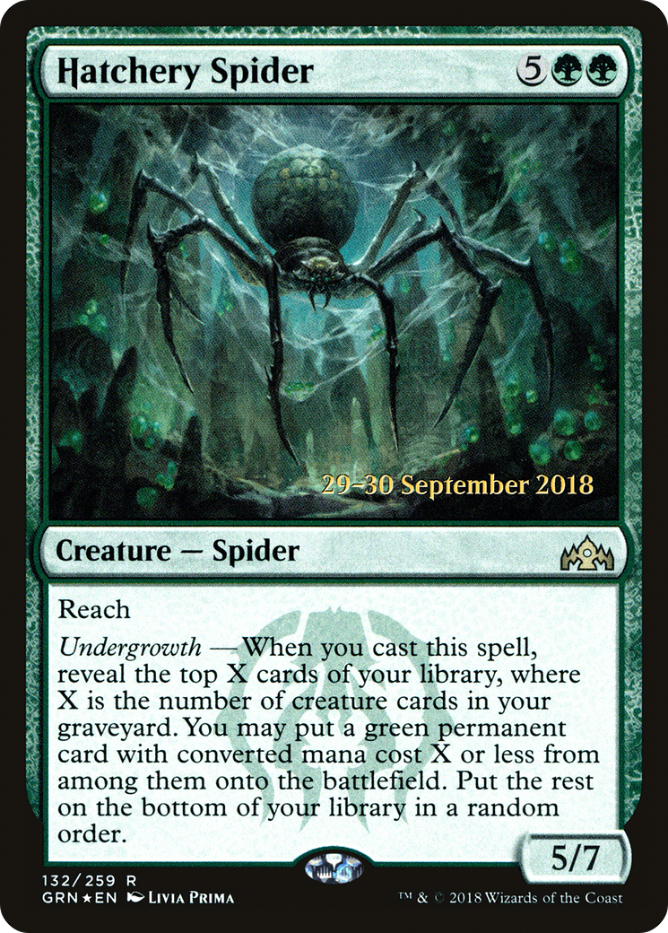 Hatchery Spider (132) (Prerelease) - Foil