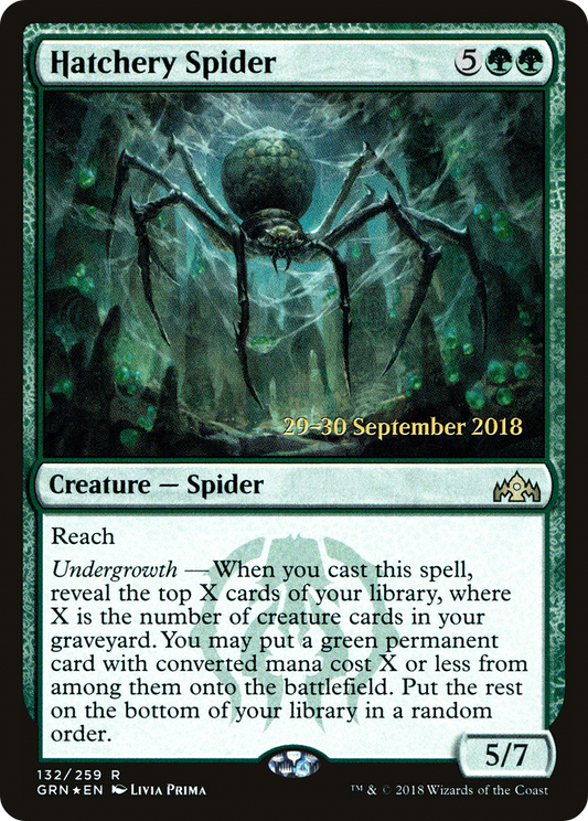 Hatchery Spider (132) (Prerelease) - Foil