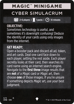 Magic Minigame: Cyber Simulacrum (MONE)