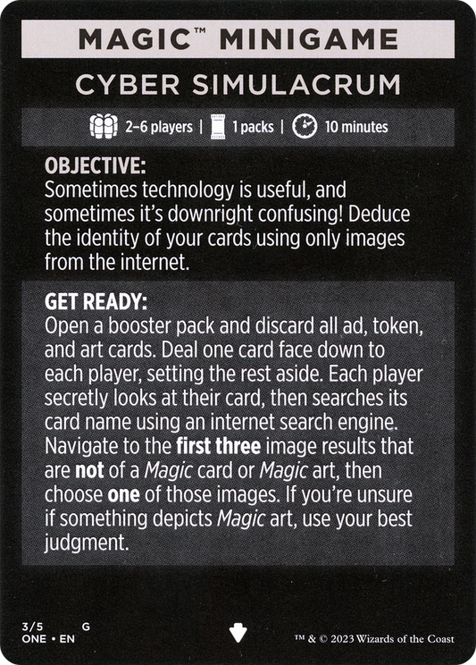 Magic Minigame: Cyber Simulacrum (MONE)
