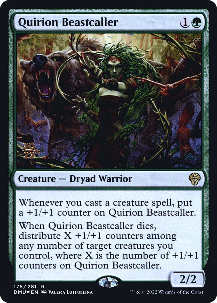 Quirion Beastcaller (175) (Prerelease) - Foil