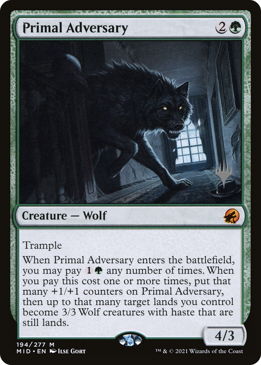 Primal Adversary (194) (Promo Pack) - Foil
