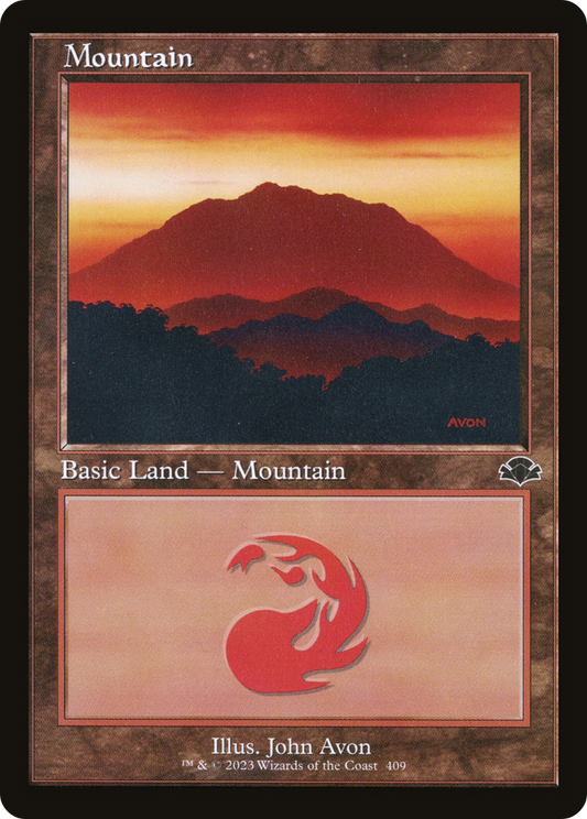Mountain (409) (Retro Frame) - Foil
