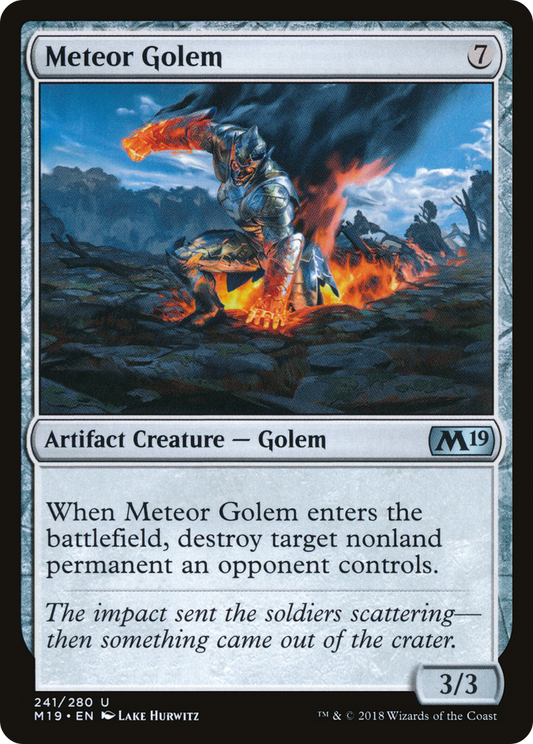 Meteor Golem - Foil