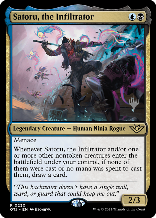 Satoru, the Infiltrator (0230) (Promo Pack) - Foil