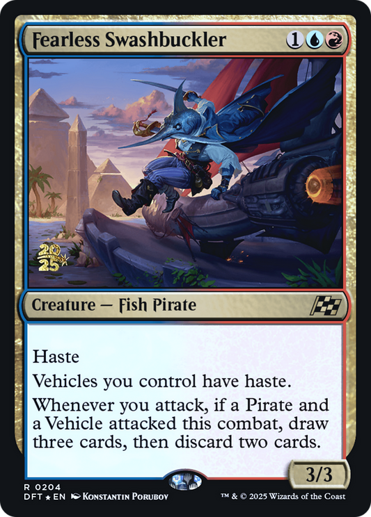 Fearless Swashbuckler (0204) (Prerelease) - Foil