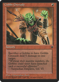 Goblin Grenade (Illus. Christopher Rush)