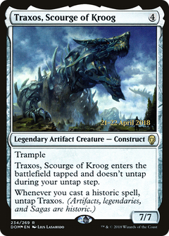 Traxos, Scourge of Kroog (234) (Prerelease) - Foil