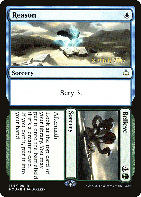Reason // Believe (154) (Prerelease) - Foil