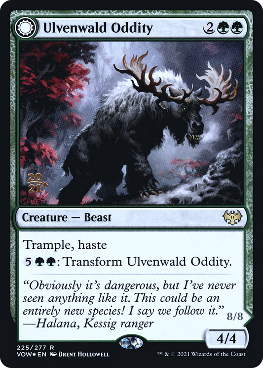 Ulvenwald Oddity // Ulvenwald Behemoth (225) (Prerelease) (PVOW) - Foil