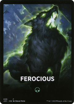 Ferocious Theme Card