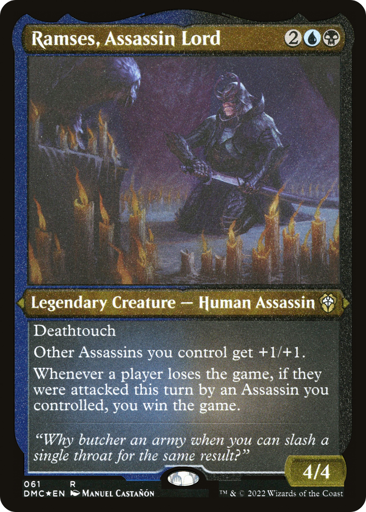 Ramses, Assassin Lord (061) - Foil Etched