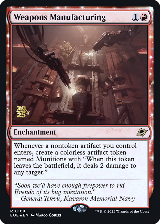 Weapons Manufacturing (0168) (Prerelease) - Foil