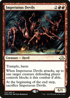 Impetuous Devils (132) (Prerelease) - Foil