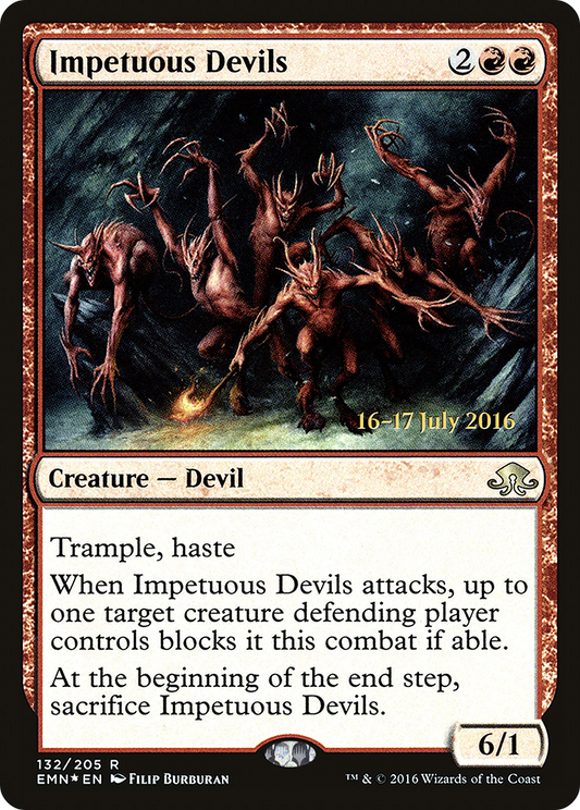 Impetuous Devils (132) (Prerelease) - Foil