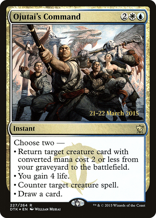 Ojutai's Command (227) (Prerelease) - Foil