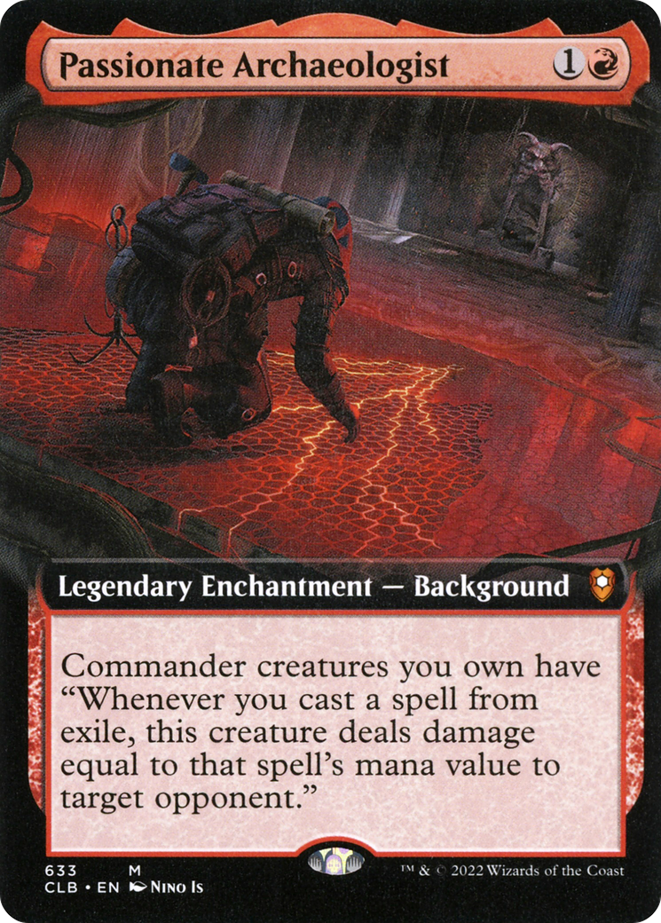 Passionate Archaeologist (633) (Extended Art) - Foil