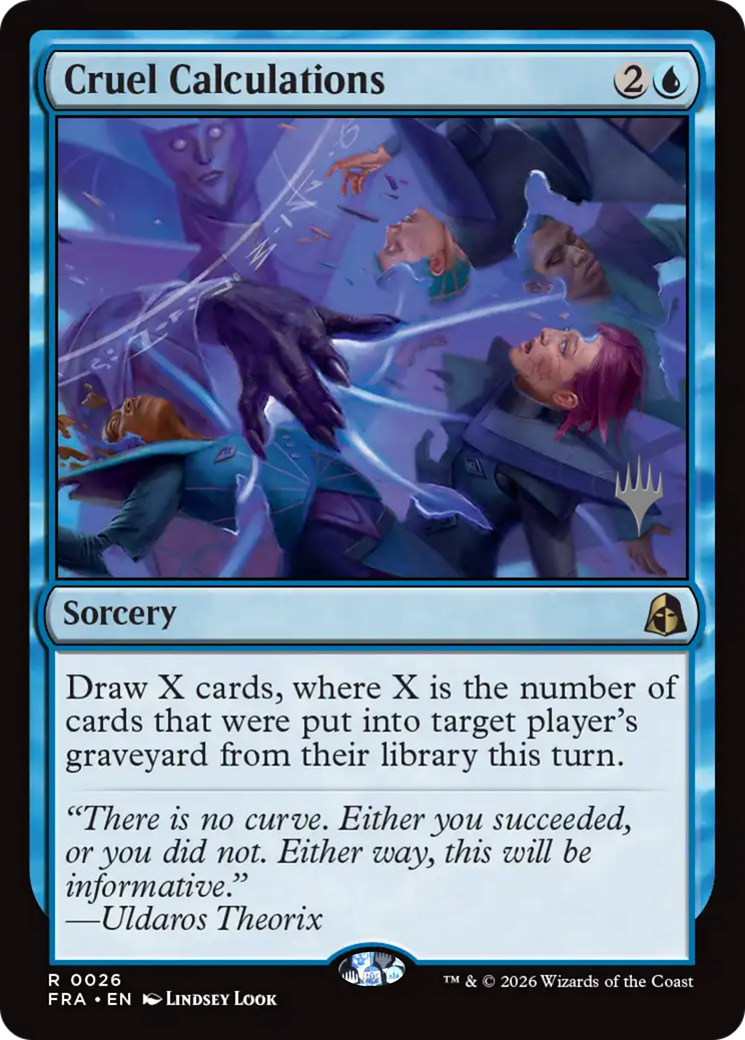 Cruel Calculations (0026) (Promo Pack) (PFRA) - Foil