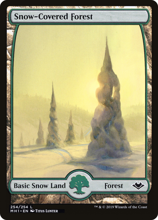 Snow-Covered Forest (254) - Foil