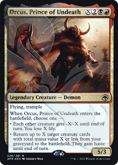 Orcus, Prince of Undeath (229) (Ampersand) - Foil