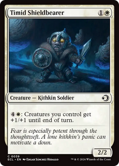 Timid Shieldbearer (0039) (ECL) - Foil