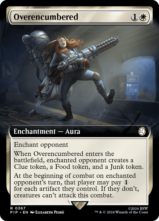 Overencumbered (0367) (Extended Art) - Foil