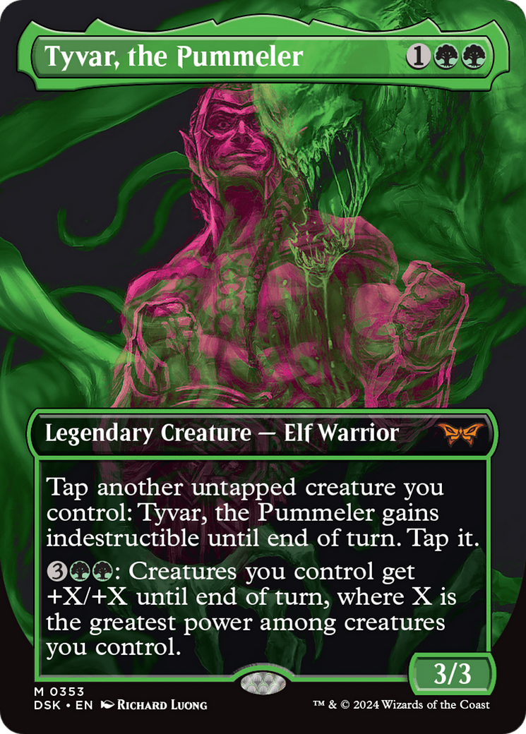 Tyvar, the Pummeler (0353) (Borderless) (Showcase) - Foil